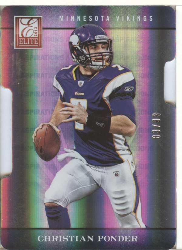 2012 Elite Aspirations #56 Christian Ponder/93