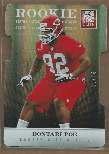2012 Elite Status #122 Dontari Poe/74