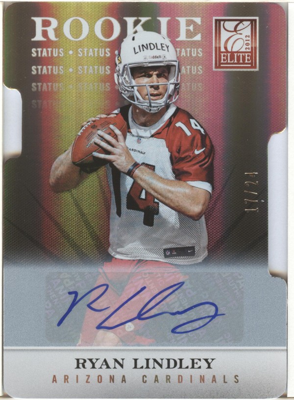 2012 Elite Status Autographs #169 Ryan Lindley/24