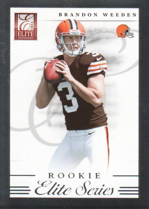 2012 Elite Series Rookies #8 Brandon Weeden