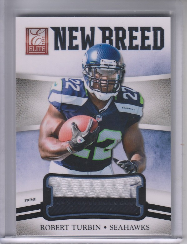 2012 Elite New Breed Jerseys Prime #33 Robert Turbin/49