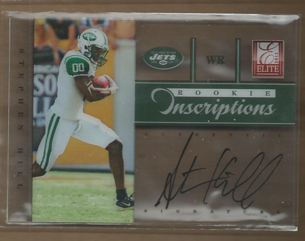 2012 Elite Rookie Inscriptions Black Ink #33 Stephen Hill/45*