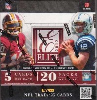 2012 Elite Football Hobby Box front image