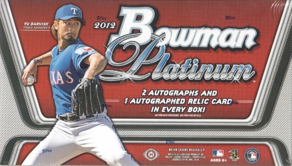 2012 Bowman Platinum Baseball Hobby Box