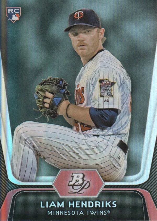 2012 Bowman Platinum #3 Liam Hendriks RC