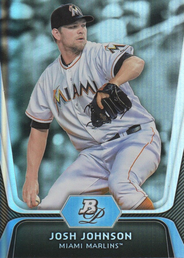 2012 Bowman Platinum #5 Josh Johnson