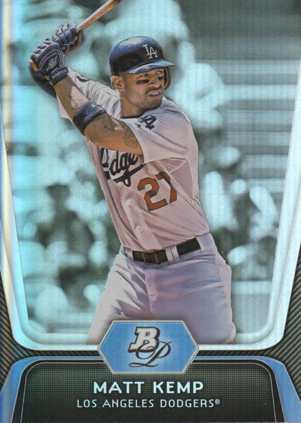 2012 Bowman Platinum #7 Matt Kemp