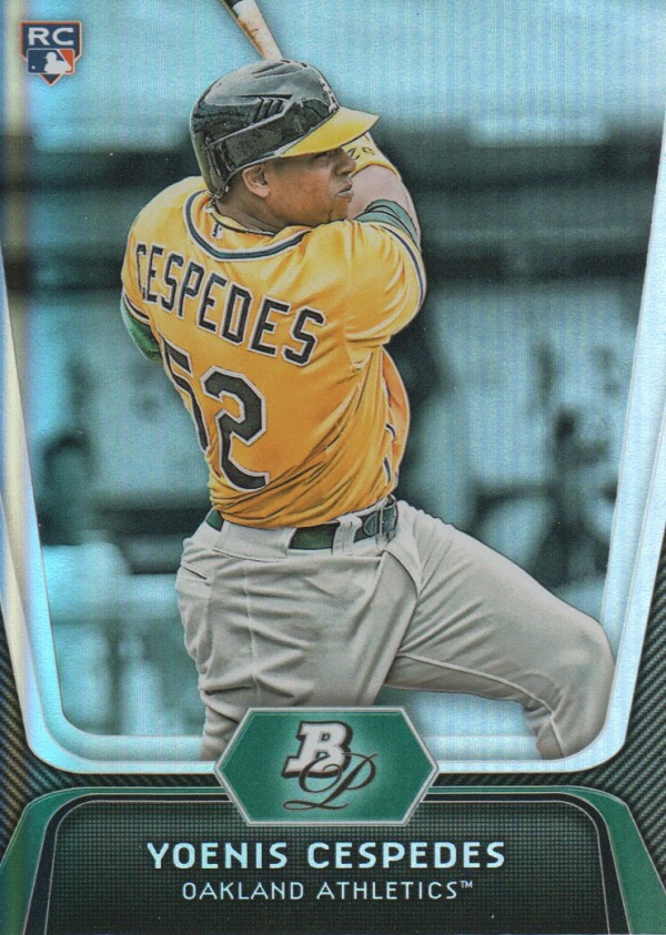 2012 Bowman Platinum #21 Yoenis Cespedes RC