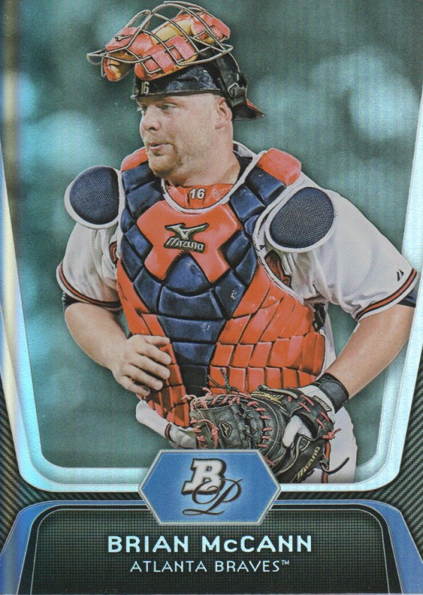 2012 Bowman Platinum #27 Brian McCann