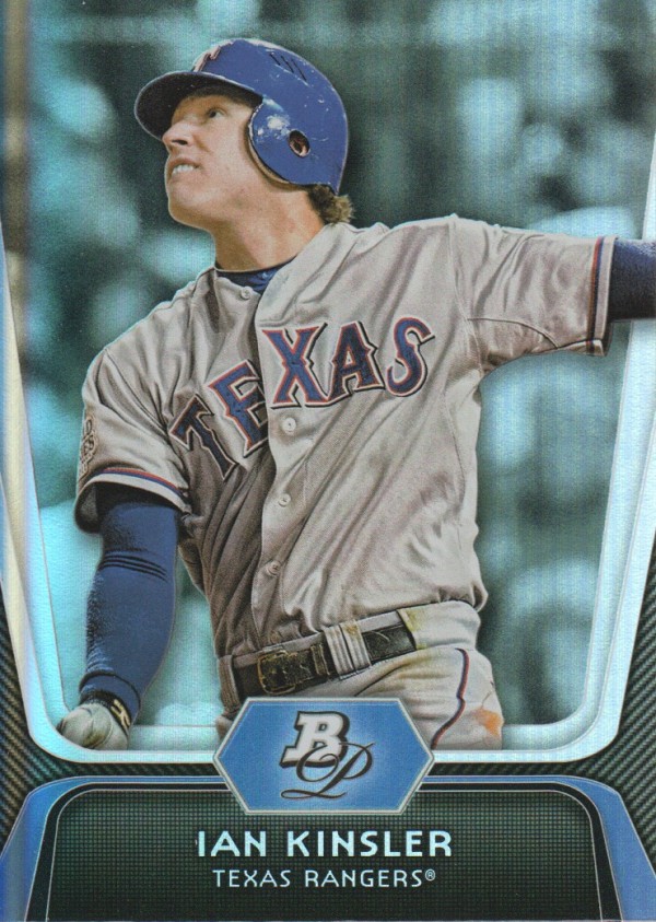 2012 Bowman Platinum #38 Ian Kinsler