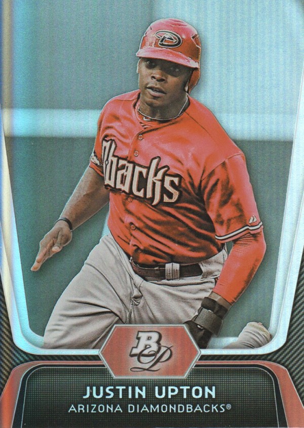 2012 Bowman Platinum #39 Justin Upton
