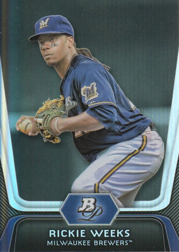 2012 Bowman Platinum #42 Rickie Weeks