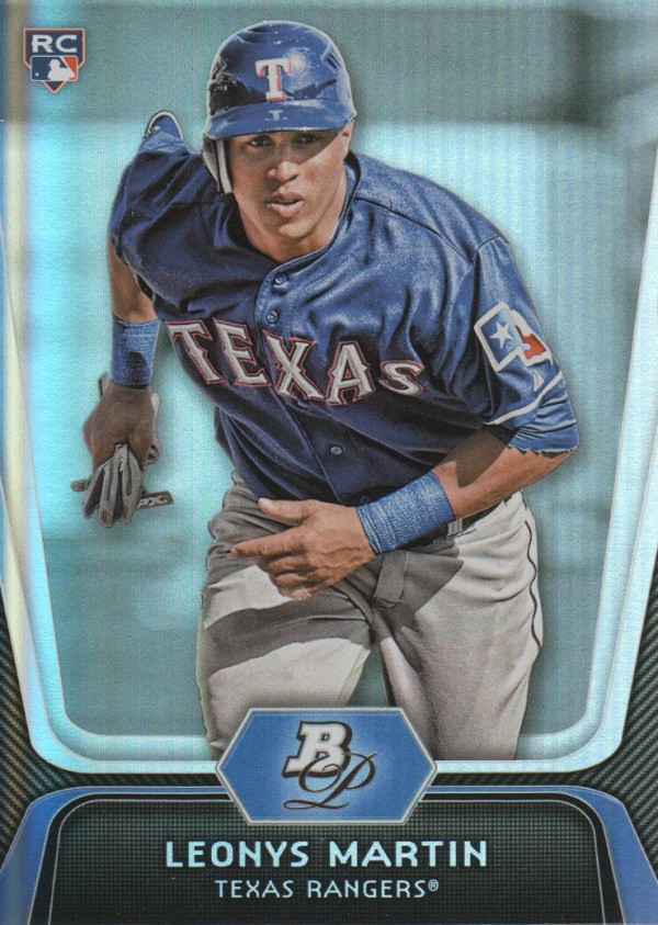 2012 Bowman Platinum #44 Leonys Martin RC