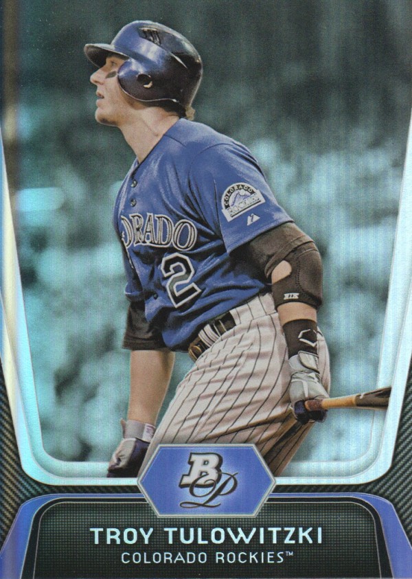 2012 Bowman Platinum #51 Troy Tulowitzki