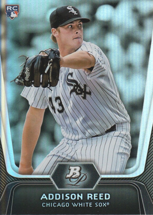 2012 Bowman Platinum #52 Addison Reed RC
