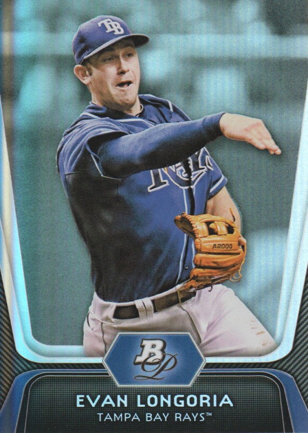 2012 Bowman Platinum #54 Evan Longoria