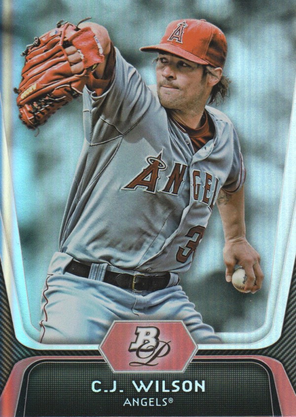 2012 Bowman Platinum #61 C.J. Wilson