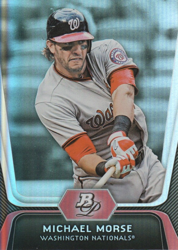 2012 Bowman Platinum #66 Michael Morse