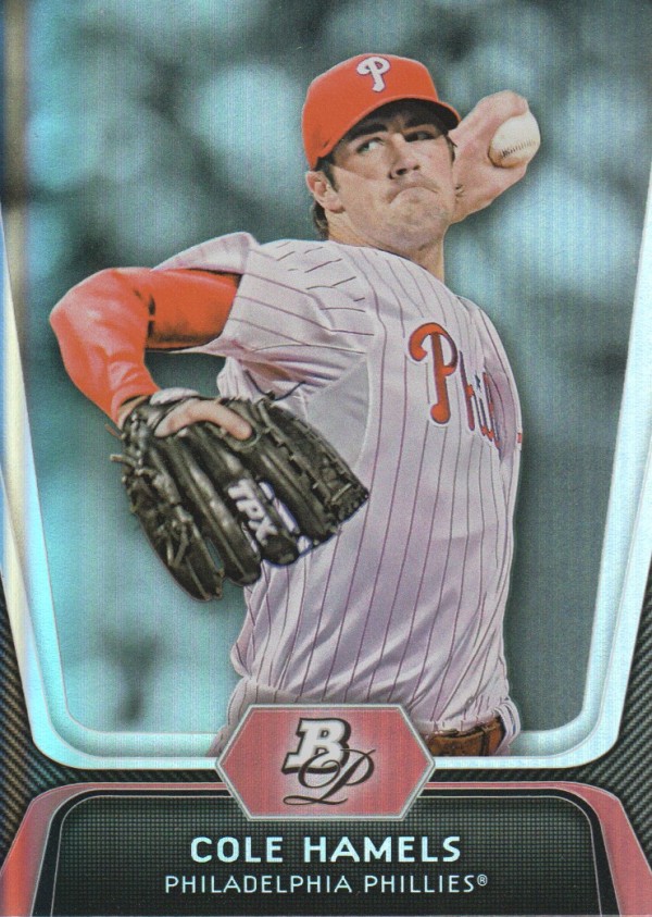 2012 Bowman Platinum #67 Cole Hamels