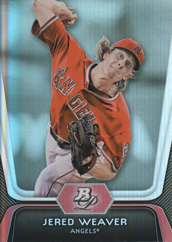 2012 Bowman Platinum #78 Jered Weaver
