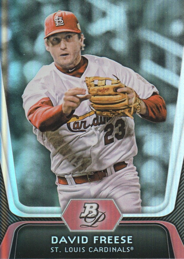 2012 Bowman Platinum #82 David Freese
