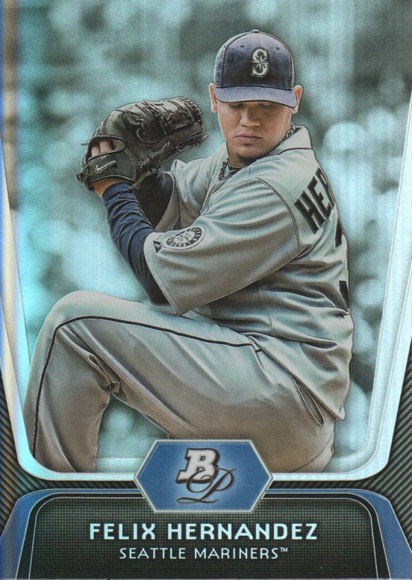 2012 Bowman Platinum #85 Felix Hernandez