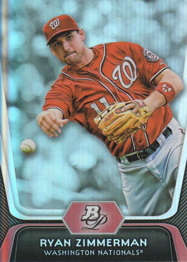 2012 Bowman Platinum #86 Ryan Zimmerman