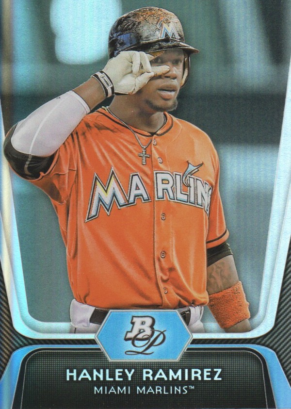 2012 Bowman Platinum #89 Hanley Ramirez
