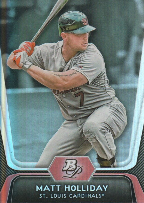 2012 Bowman Platinum #97 Matt Holliday
