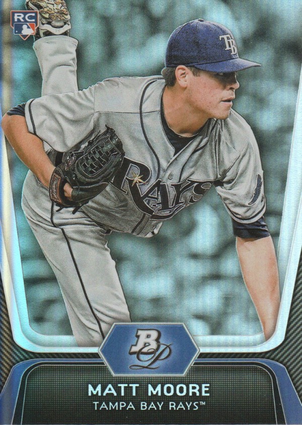 2012 Bowman Platinum #99 Matt Moore RC