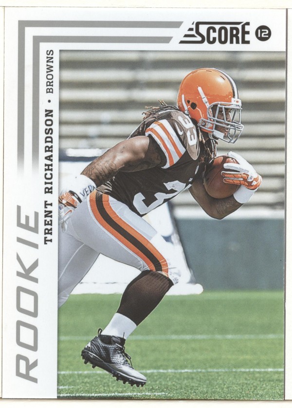 2012 Score #381B Trent Richardson SP/(running sideways)