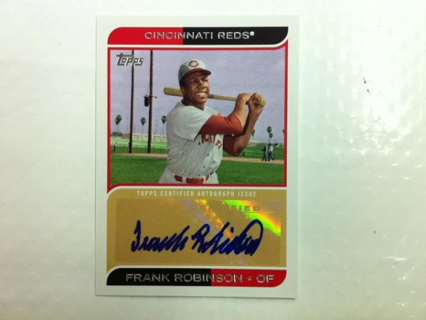 2012 Topps Mini Autographs #MA30 Frank Robinson