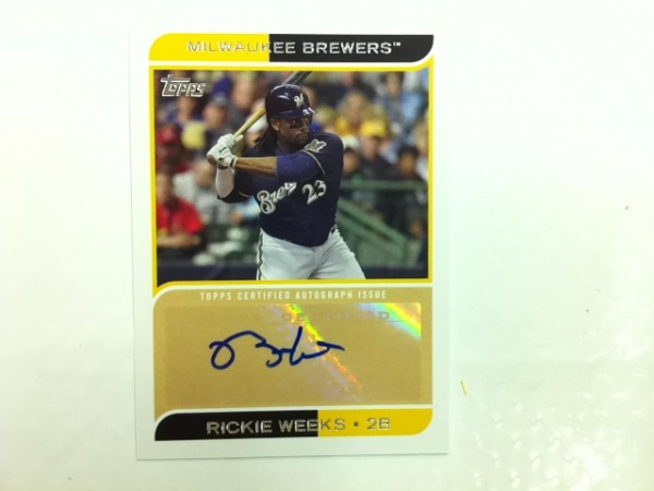 2012 Topps Mini Autographs #MA31 Rickie Weeks