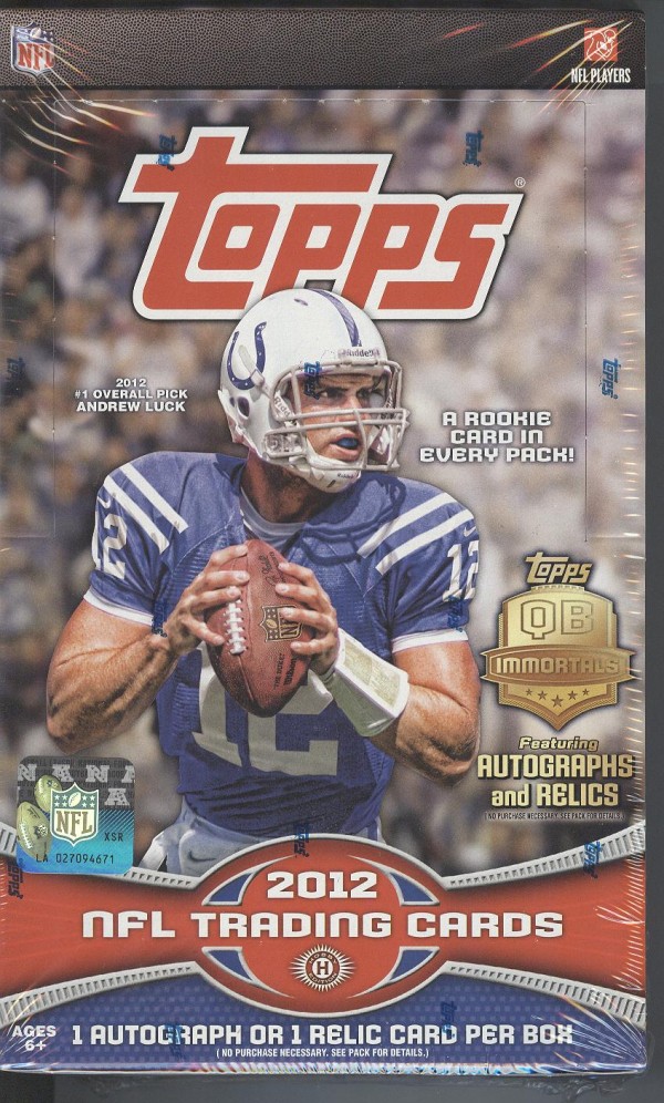 2012 Topps Football Hobby Box