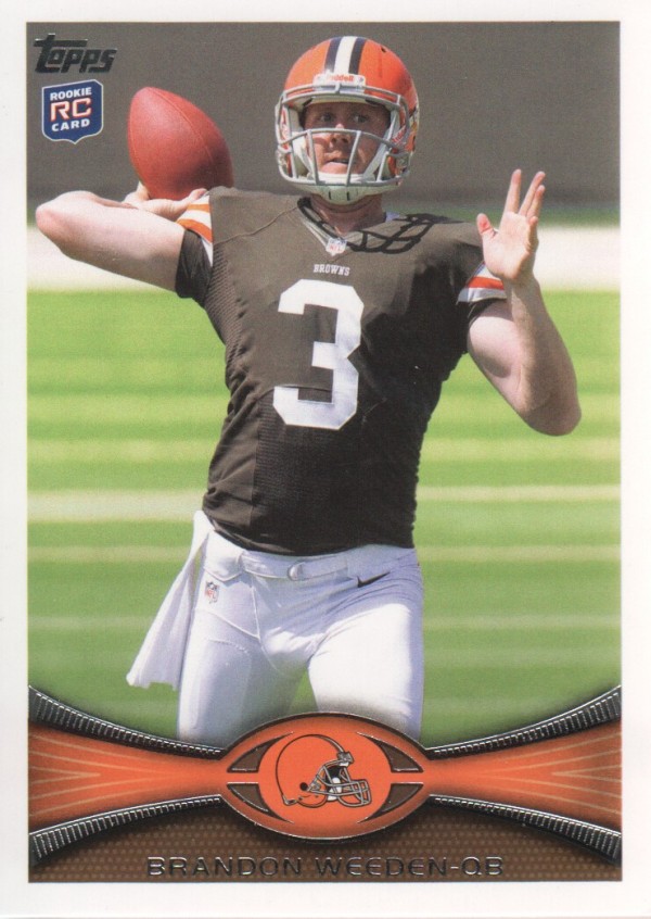 2012 Topps #3A Brandon Weeden RC