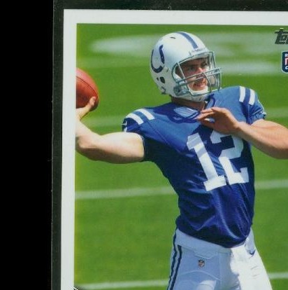 2012 Topps #140A Andrew Luck RC/(passing sideways)