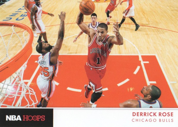 2012-13 Hoops Action Photos #7 Derrick Rose