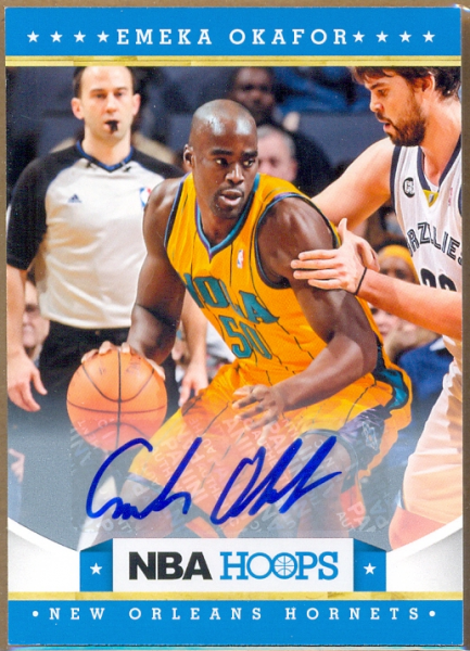 2012-13 Hoops Autographs #60 Emeka Okafor SP