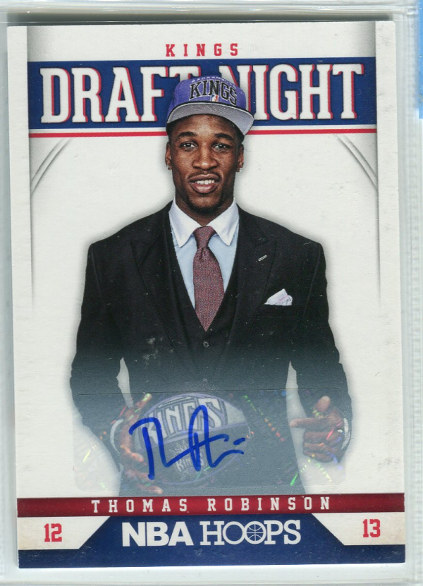 2012-13 Hoops Draft Night Autographs #5 Thomas Robinson