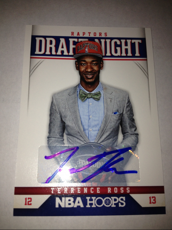 2012-13 Hoops Draft Night Autographs #8 Terrence Ross
