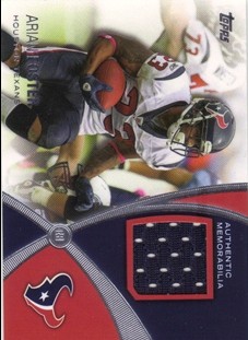 2012 Topps Prolific Playmakers Relics #PPRAF Arian Foster Jersey