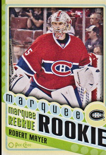 2012-13 O-Pee-Chee #580 Robert Mayer RC