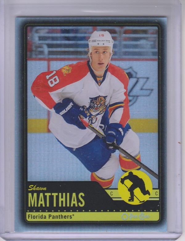 2012-13 O-Pee-Chee Black Rainbow #416 Shawn Matthias