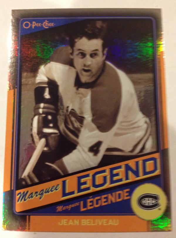 2012-13 O-Pee-Chee Black Rainbow #525 Jean Beliveau