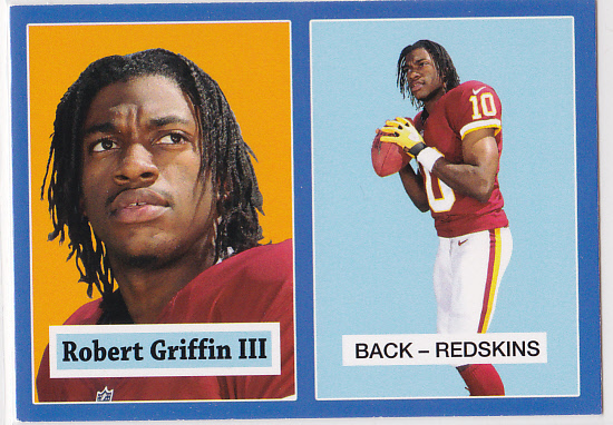 2012 Topps 1957 Blue Wal-Mart #4 Robert Griffin III