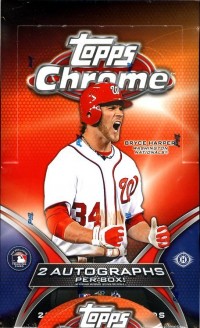 2012 Topps Chrome Baseball Hobby Box front image