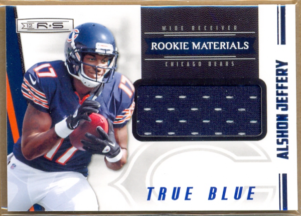 2012 Rookies and Stars True Blue #227 Alshon Jeffery JSY
