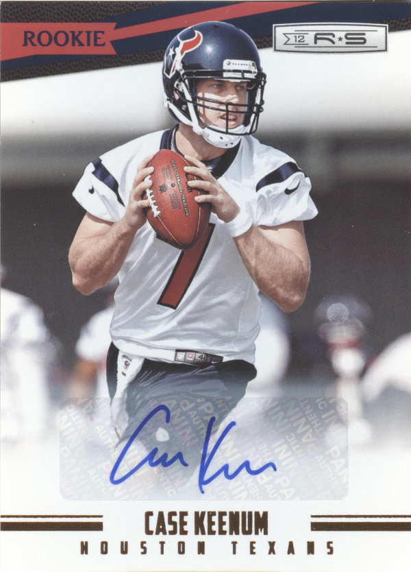 2012 Rookies and Stars Autographs #159 Case Keenum/999