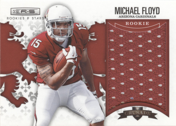 2012 Rookies and Stars Rookie Crusade Materials Red #3 Michael Floyd