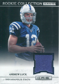 2012 Rookies and Stars Rookie Collection Jerseys #12 Andrew Luck front image